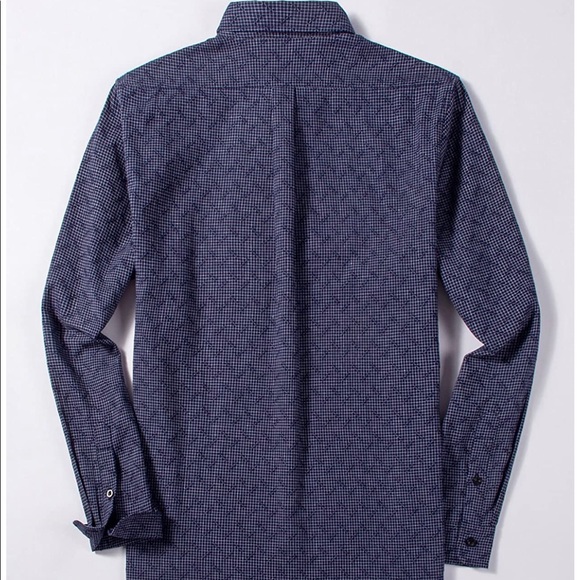COPY - Men's Long Sleeve Button Front Regular Fit… - Picture 3 of 5